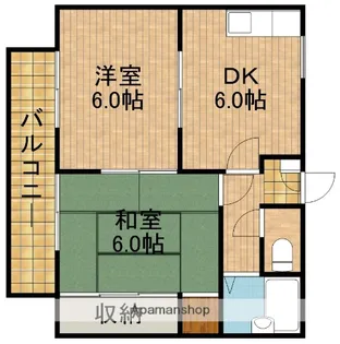 サニーハイツ【102号室】の間取り