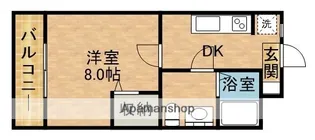 サンテラス南浅田【302号室】の間取り