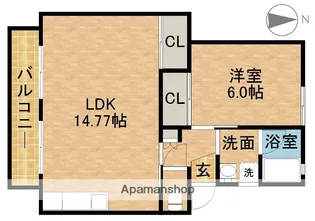 エスポワールⅠ【2階】の間取り