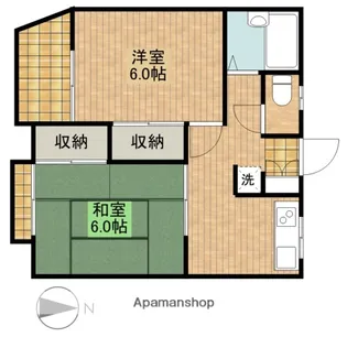 LE・CORBUSIER【203号室】の間取り