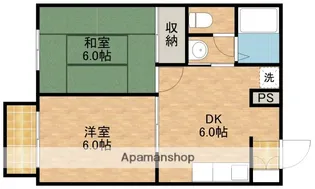 アクアマリン【1階】の間取り