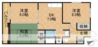 マンション・オルフィス【2階】の間取り