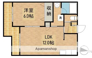 スカイガーデン【1階】の間取り