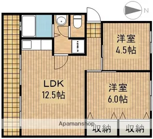 千歩マンション【3階】の間取り