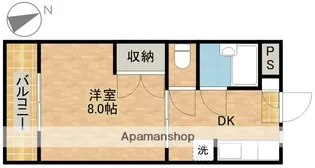 マンションヒカリⅠ【3階】の間取り