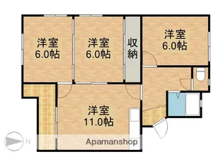 ルグラン山手【3階】の間取り