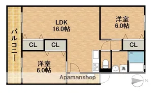 ヴェルドミール【4階】の間取り