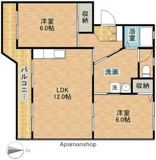 神谷マンション【3階】の間取り