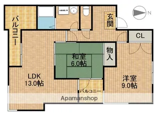 BEETOP幸【101号室】の間取り