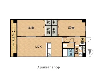 リゾートM・シュルプリーズ【303号室】の間取り