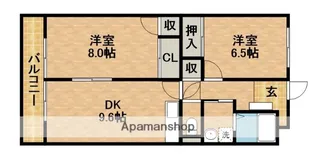 メゾン宮北【102号室】の間取り