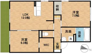 アリエッタ【101号室】の間取り