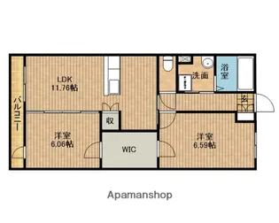 カトル・パレ【7階】の間取り