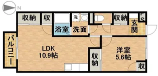 アリーナ【2階】の間取り