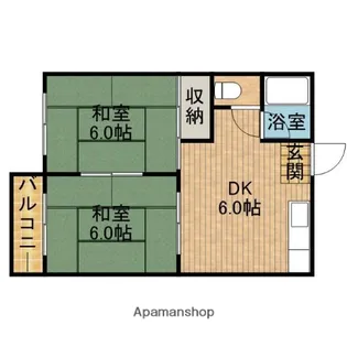 フォーブルエルメス【2階】の間取り
