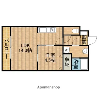 ブラウニー【1階】の間取り