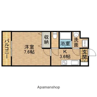 グリーンヒルズF【1階】の間取り