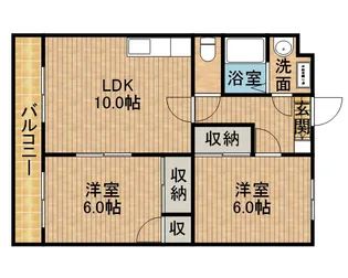 ソレアード【3階】の間取り
