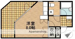 サンライズコーポ【4階】の間取り