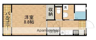 フロンティア【2F号室】の間取り