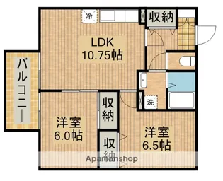 サンライズ フジ【2階】の間取り