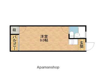 パークハイツ【405号室】の間取り