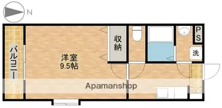ハーヴェストⅤ【1階】の間取り