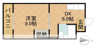 マンションアリア【1階】の間取り