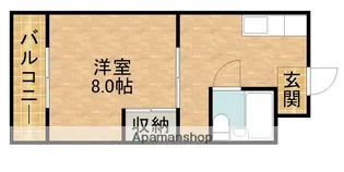 マンションアリア【308号室】の間取り