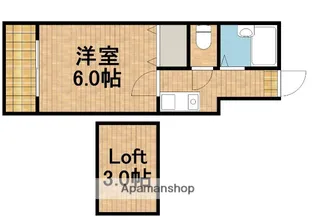 サンコート萩丘【204号室】の間取り