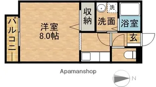 どれみ【A1号室】の間取り