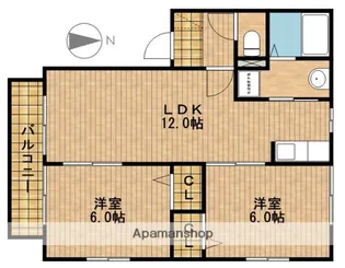 メゾン・ライフ【1階】の間取り