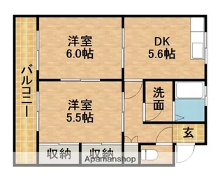 ファミール【205号室】の間取り