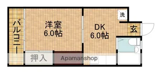 リバーサイドA【2階】の間取り