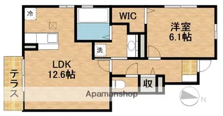 GRACIAⅠ【1階】の間取り