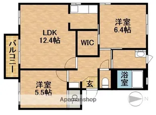 グリーンガーデン【2階】の間取り