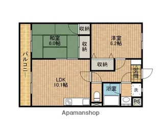 クラウドⅡ【3階】の間取り