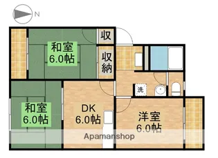 エルミタージュ【3階】の間取り