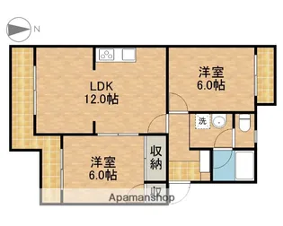 ルグラン【3階】の間取り
