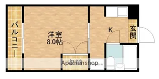 ビューラータカノ【1階】の間取り
