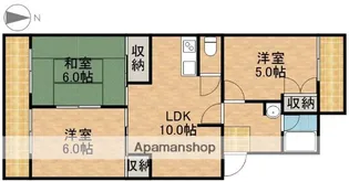 メゾンはまなす【202号室】の間取り