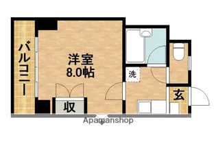 しきレジデンス真乃【3階】の間取り