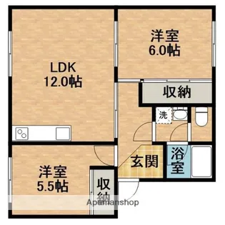 たかみマンション【3階】の間取り