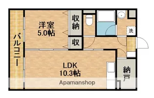 ラ・メゾン・プルニエ【2階】の間取り