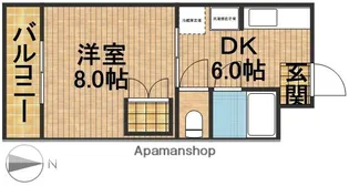 メゾンフェニックス【3階】の間取り