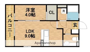 ドエル志都呂A【102号室】の間取り
