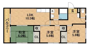 シンフォニー【2階】の間取り