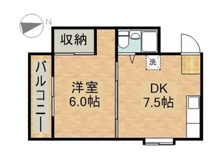 メゾン曳馬A【2階】の間取り
