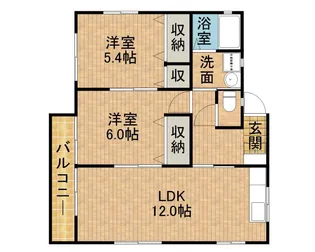 ハニーメイプル【2階】の間取り