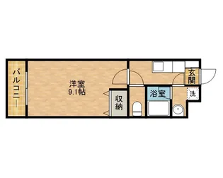 ドミール【4階】の間取り